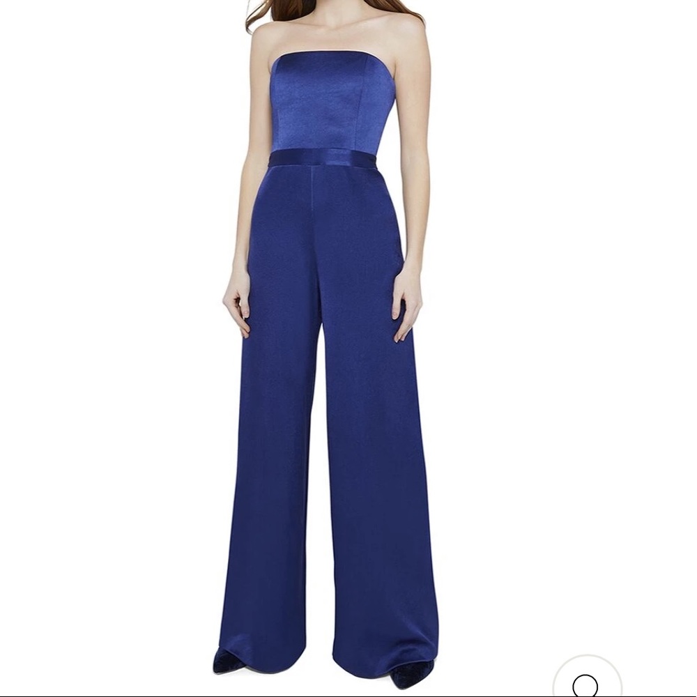 ALICE + OLIVIA ATHENA BUSTIER JUMPSUIT